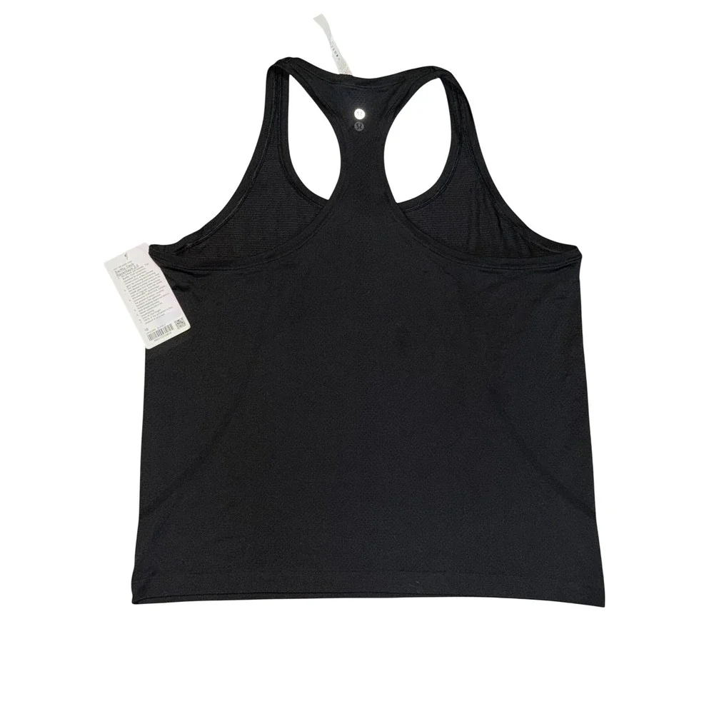 Lululemon Swiftly Tech Racerback 2.0 Tank Top Black Size 18 LW1CHRS NEW